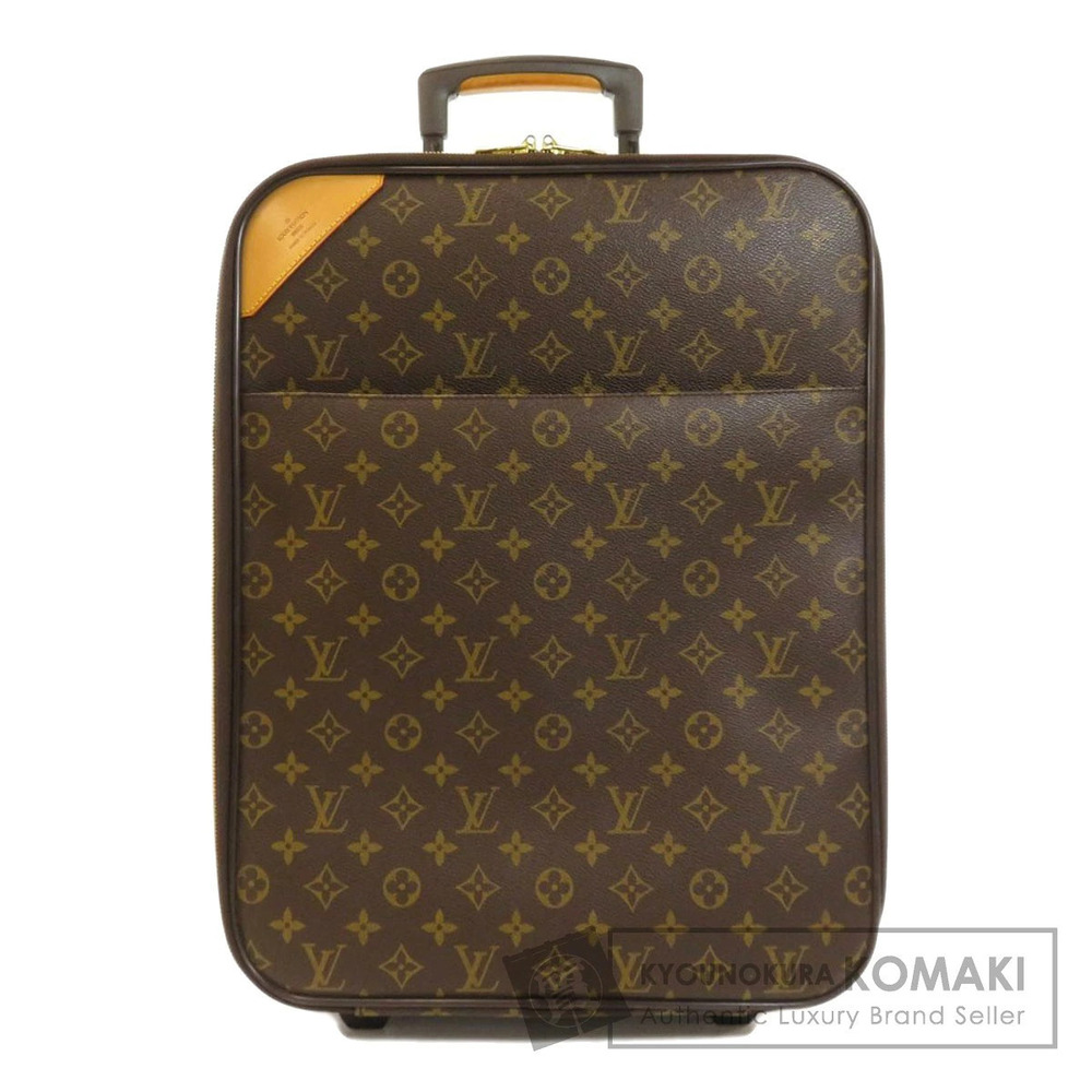 Louis Vuitton Pegase Carry Bag Monogram Canvas Top Handle Bag Brown